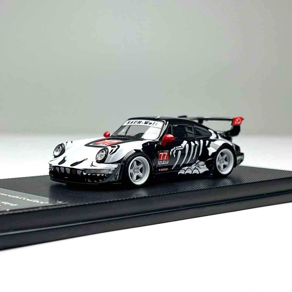 1:64 RWB 964 Diecast Model Car with Figure Alloy Collectible New