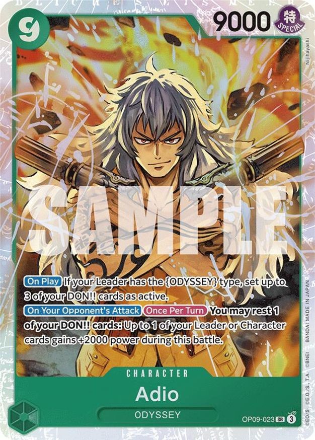One Piece Adio (OP09-023/229) OP09 Emperors in the New World NM FOIL
