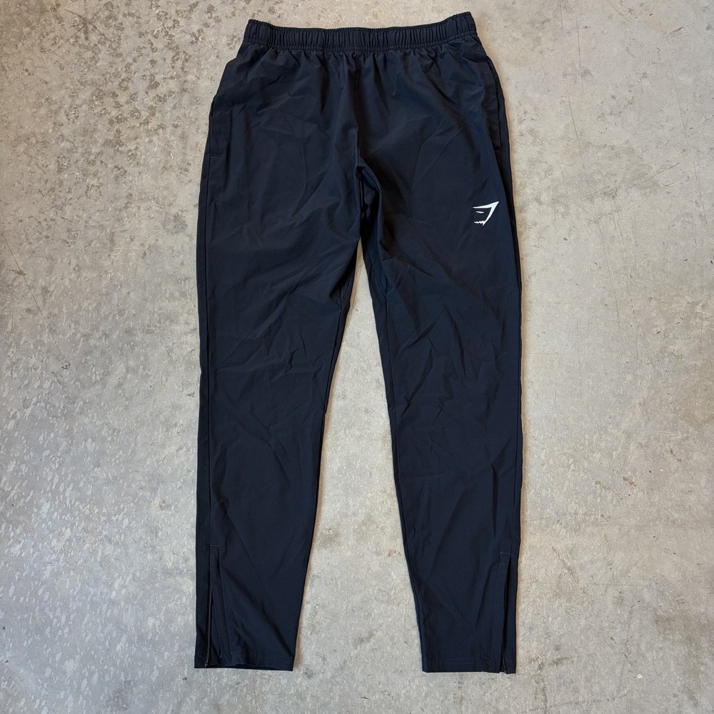 Gymshark Arrival Joggers Pants Black Slim Performance Gym Athletic Men’s Small