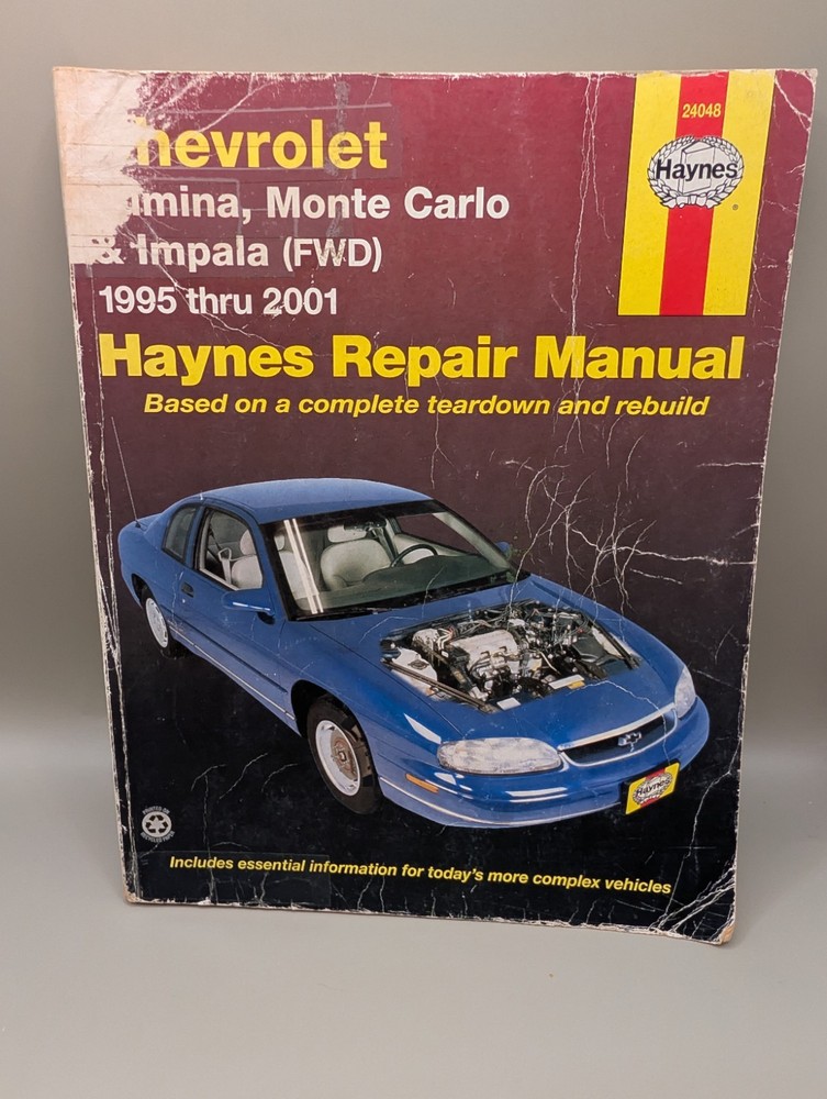 Haynes Chevrolet Lumina & Monte Carlo Impala 1995-2003 Repair Manual 24048