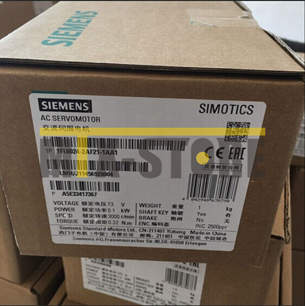 1PC Unopened New Siemens Servo Motor 1FL6024-2AF21-1MA1 1FL6 024-2AF21-1MA1