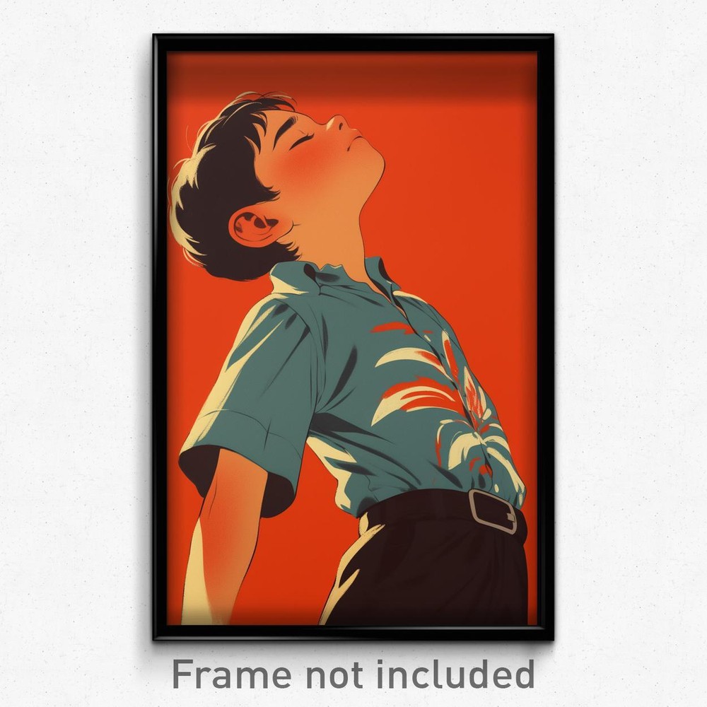 Vintage Mexican Movie Poster Art Print - Boy with Fancy Buckle
