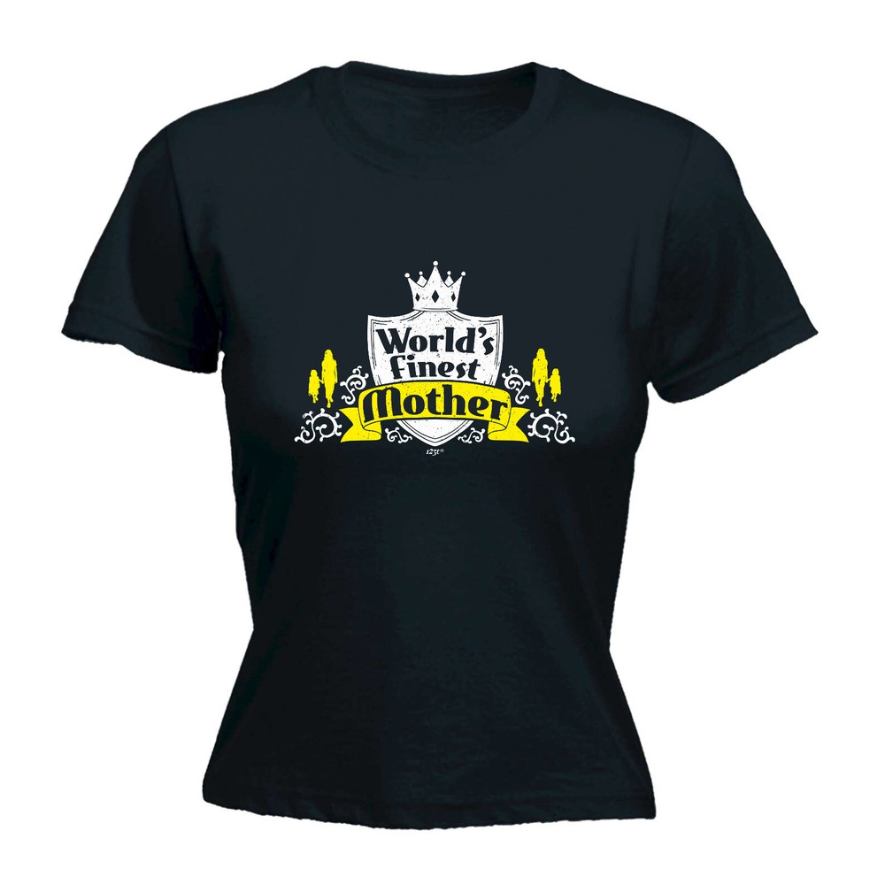 Worlds Finest Mother - Womens T Shirt Funny T-Shirt Novelty gift tshirt