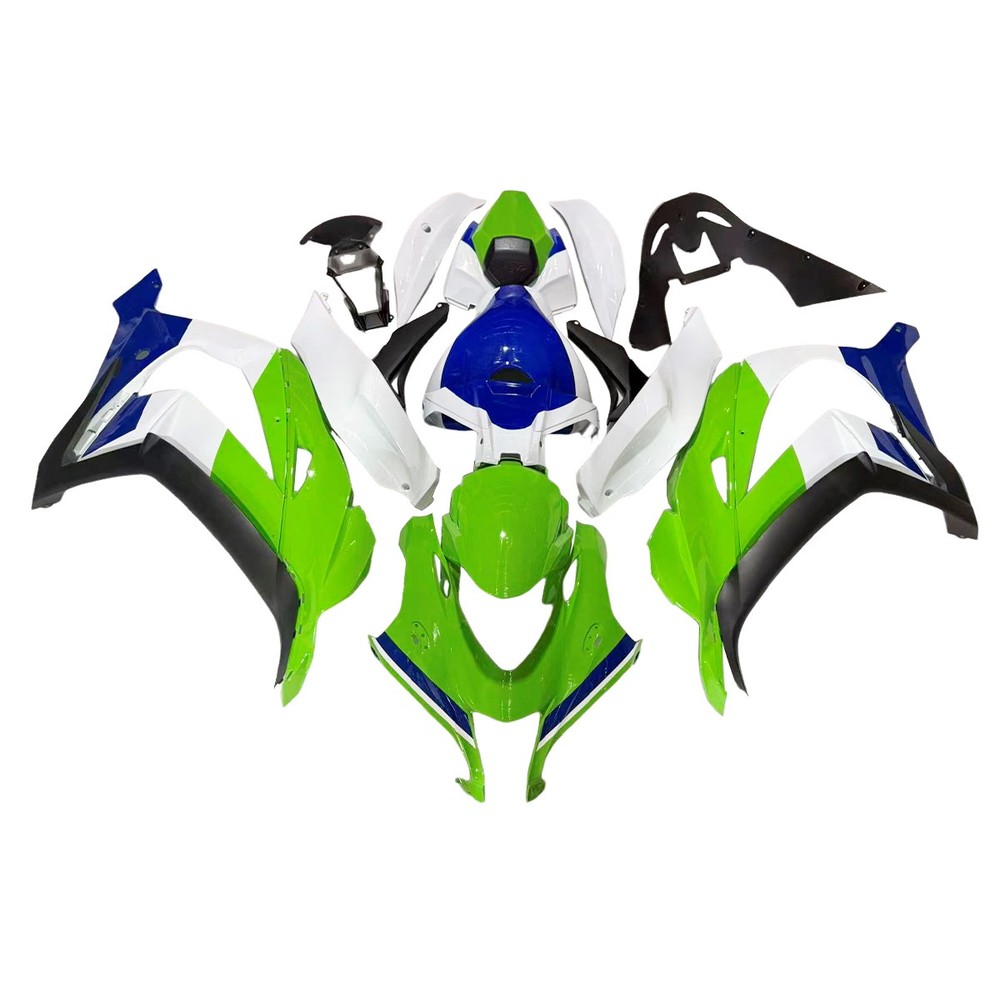Injection Green White Fairing Kit for Kawasaki Ninja ZX10R 2016-2020 Bodywork