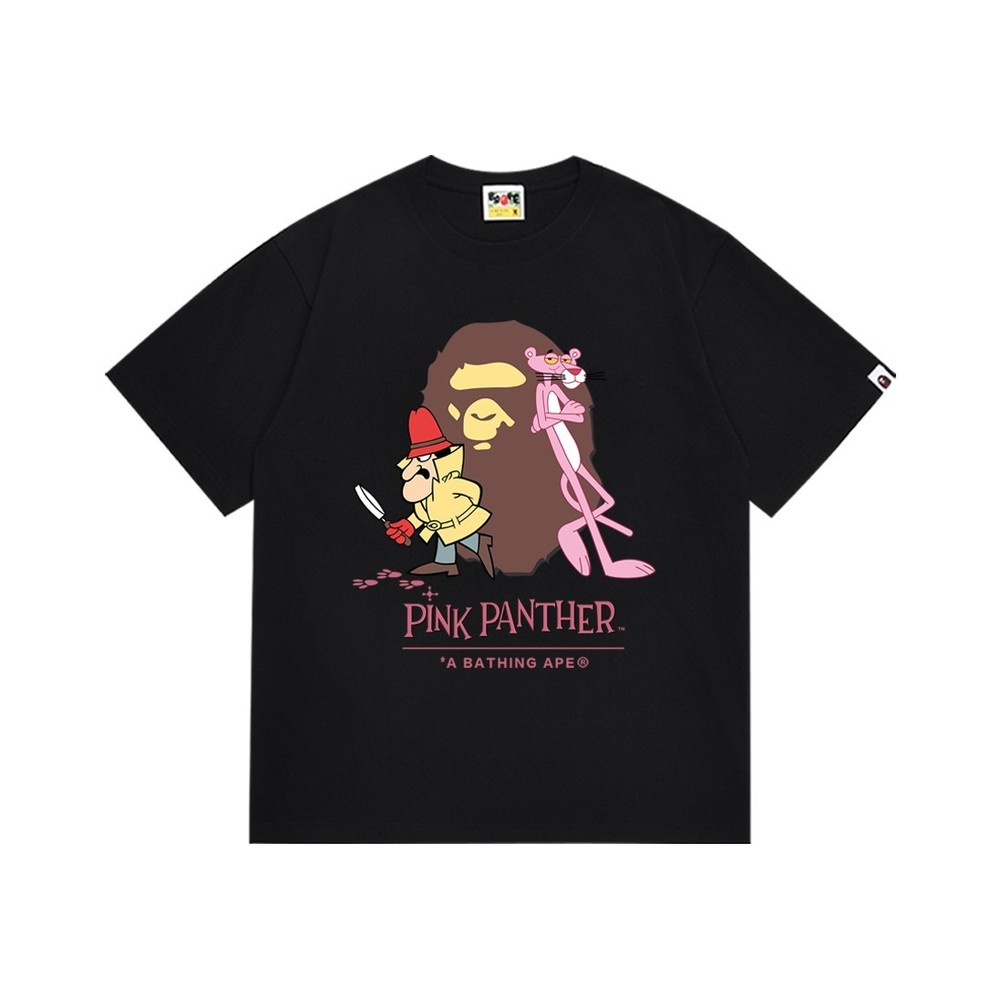 New  A Bathing Ape Black/White tee shirt  Bape T-SHIRT S/M/L/XL/XXL
