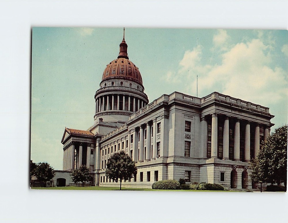 Postcard West Virginia State Capitol Building From East Charleston WV USA