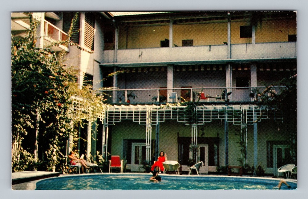 Thailand Bangkok Princess Hotel Standard Post Souvenir Old PC Vintage Postcard