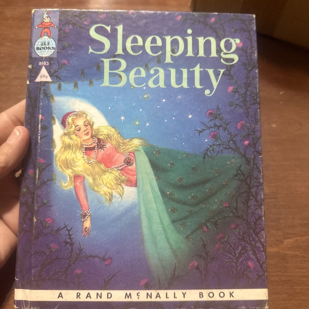 SLEEPING BEAUTY 1959 Rand McNally Tip Top Elf Book
