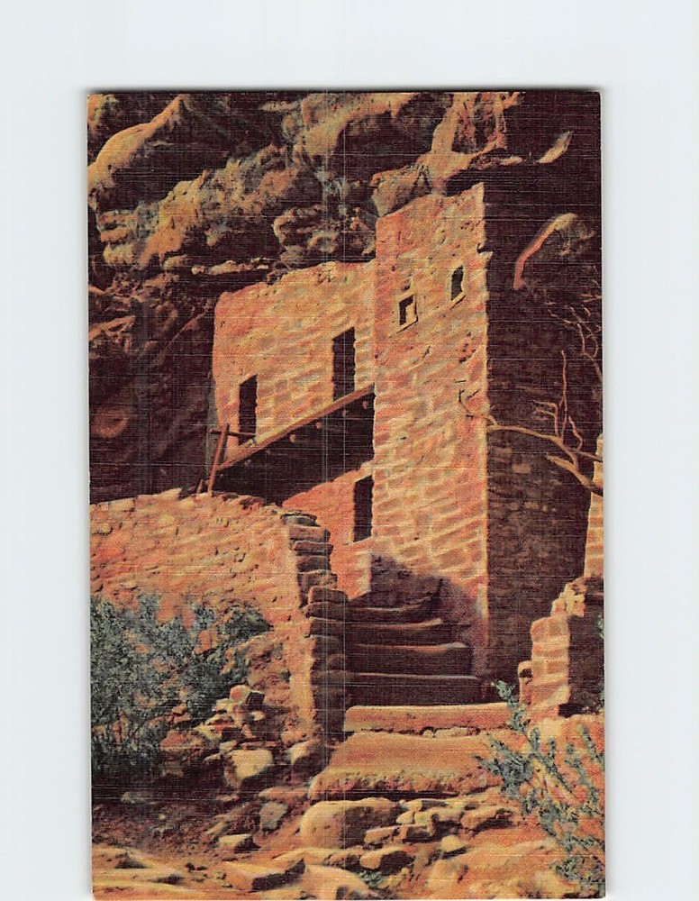 Postcard Balcony House Ruins Manitou Cliff Dwellings Manitou Springs Colorado