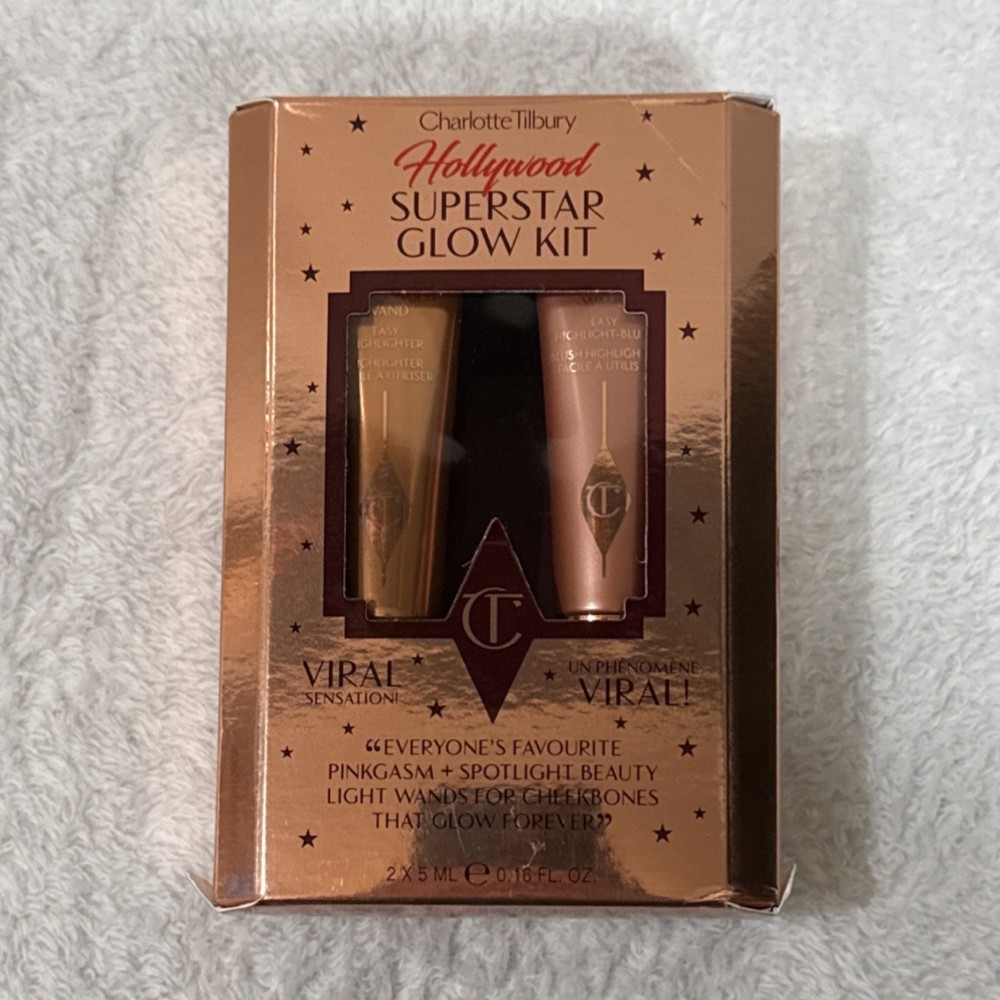 Charlotte Tilbury Mini Beauty Light Wand Duo Pinkgasm + Spotlight Glow