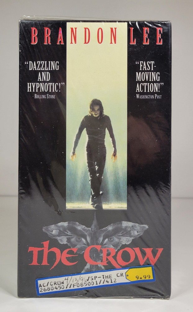 Vintage VHS The Crow: CFP Video 1993 - Brandon Lee - FACTORY SEALED