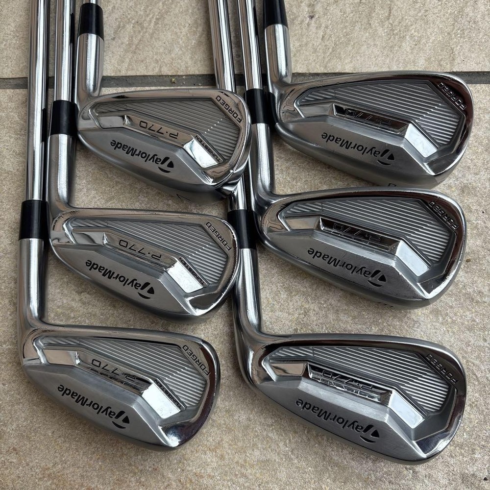 TaylorMade P770 Iron Set 5-PW Right Hand Steel KBS C-Taper 95 Regular Flex