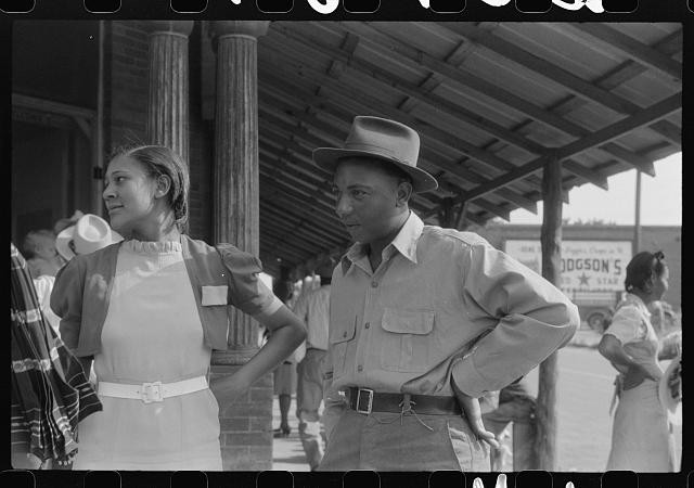 White Plains Georgia 1941 Saturday Afternoon Street Scene People Portrait