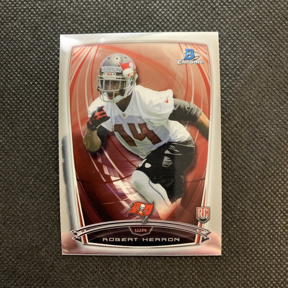2014 Bowman Chrome #172 Robert Herron RC Rookie  Tampa Bay Buccaneers