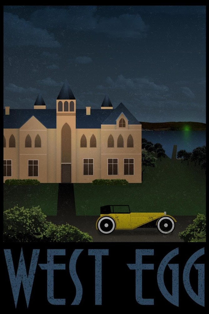 Wall Art Print West Egg Travel, 24