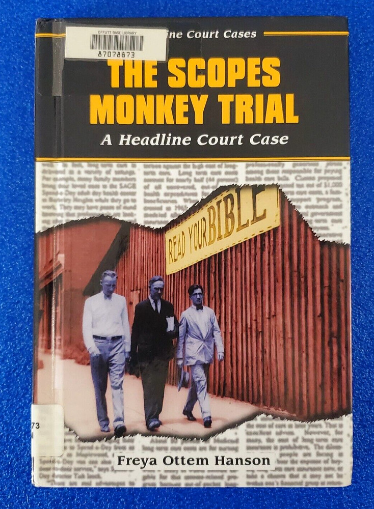 The Scopes Monkey Trial A Headline Court Case Hardcover Reference Ships Free