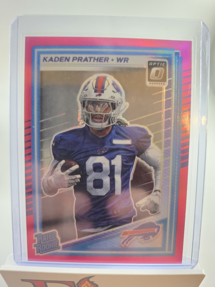 2025 Panini Donruss Optic Rated Rookie #291 Kaden Prather Pink Prizm (RC)
