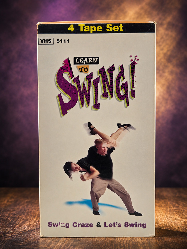 Learn To Swing VHS 4 Tape Set Swing Craze Let’s Swing Dance Instruction Workout