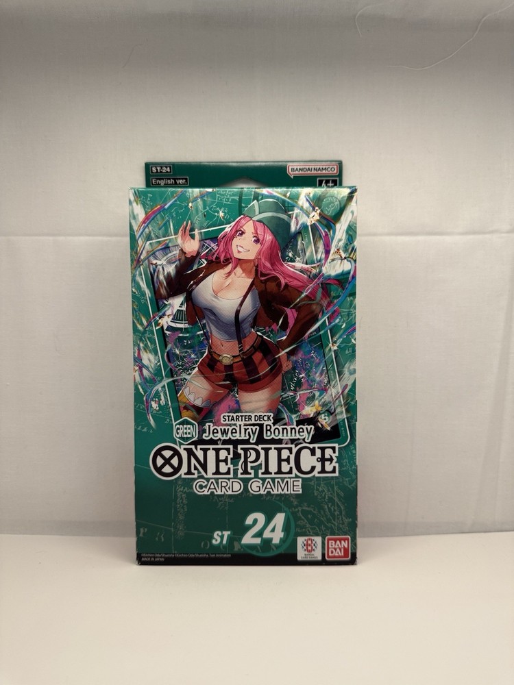 Brand New Sealed One Piece Green Jewelry Bonney Starter Deck [ST24] English