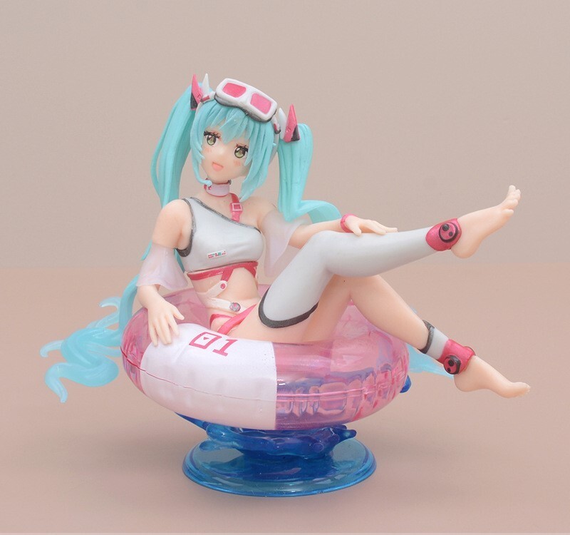Anime Figure Swimsuit Cute Girl PVC Collectible Model Statue 11cm No Box
