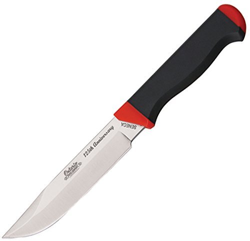 New Ontario Seneca Hunter 125 Anniversary Fixed Blade Knife 7535BLK