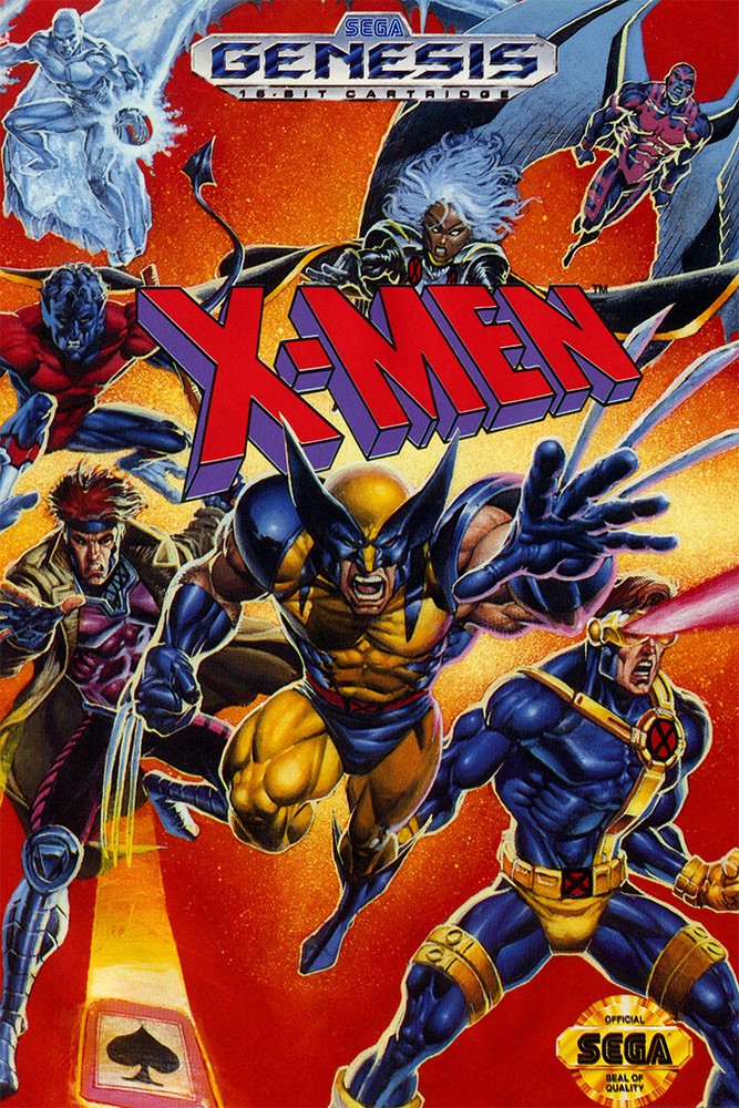 X Men Console Mega Drive Video Game Wall Art Home Decor - POSTER 20x30