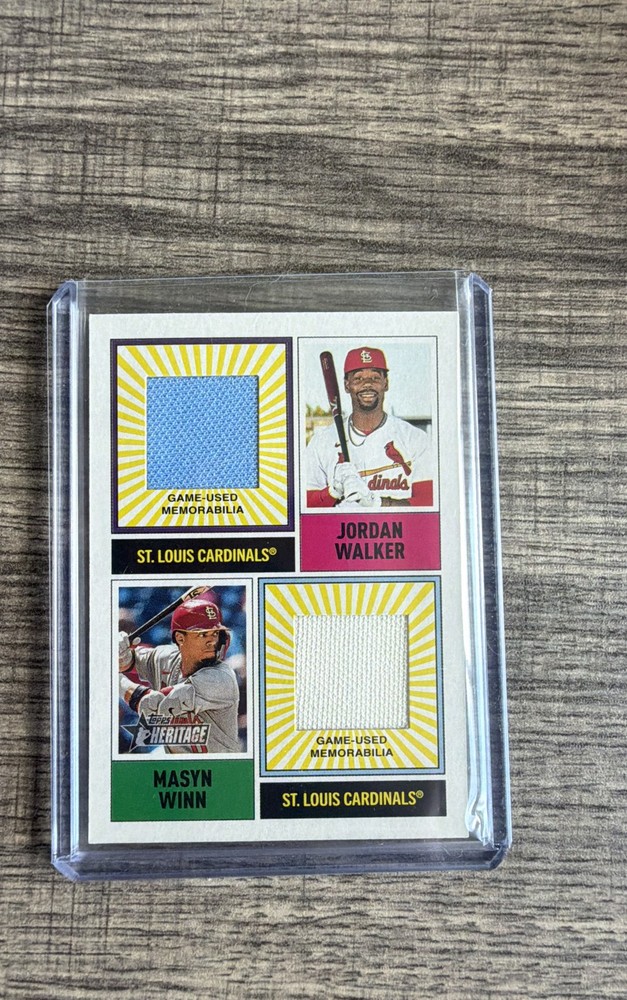 2025 Heritage - Dual Player Collection Relics Masyn Winn, Walker #DPMCR-WW