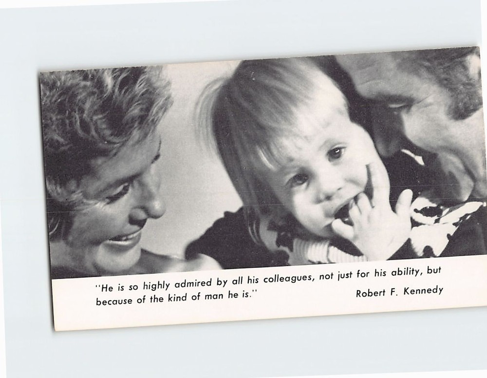 Postcard Senator and Mrs. George McGovern and Grandson Timmy