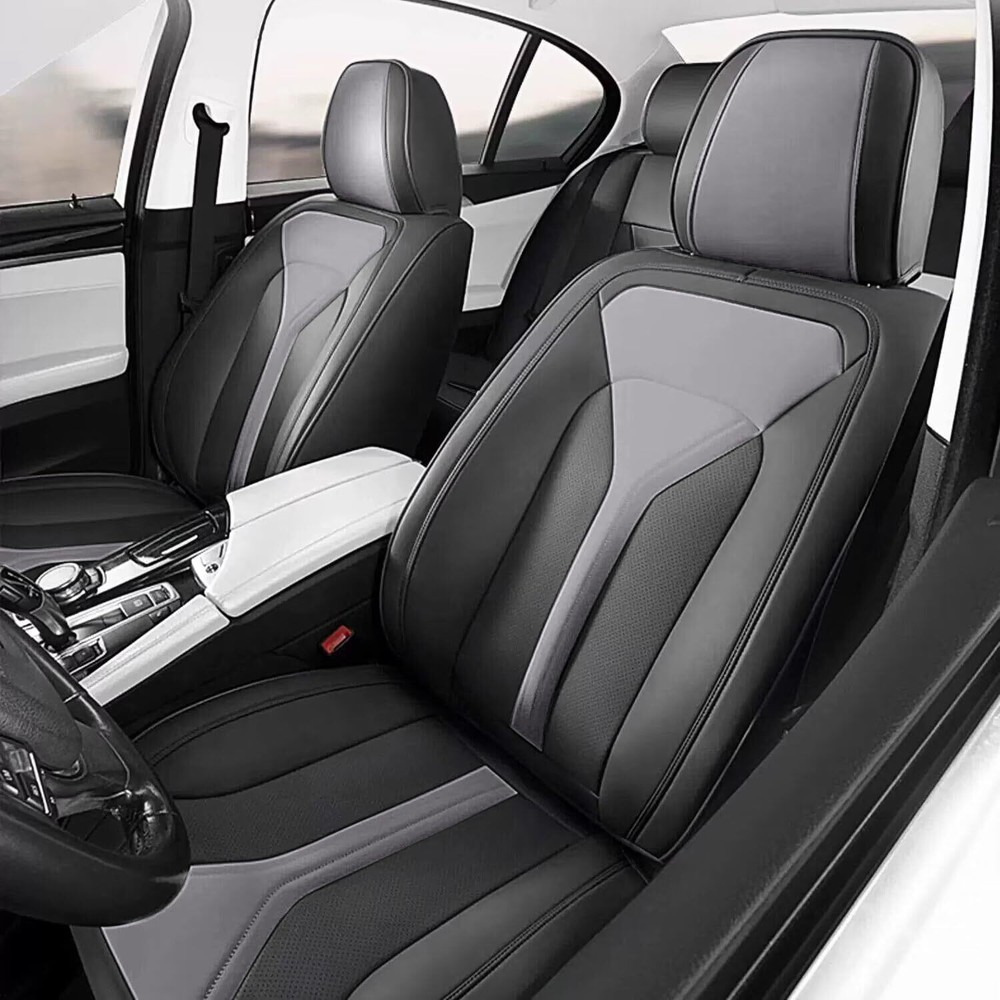Pu Leather Car Seat Cover Front Rear Protector Pad For HYUNDAI KONA 2018-2024