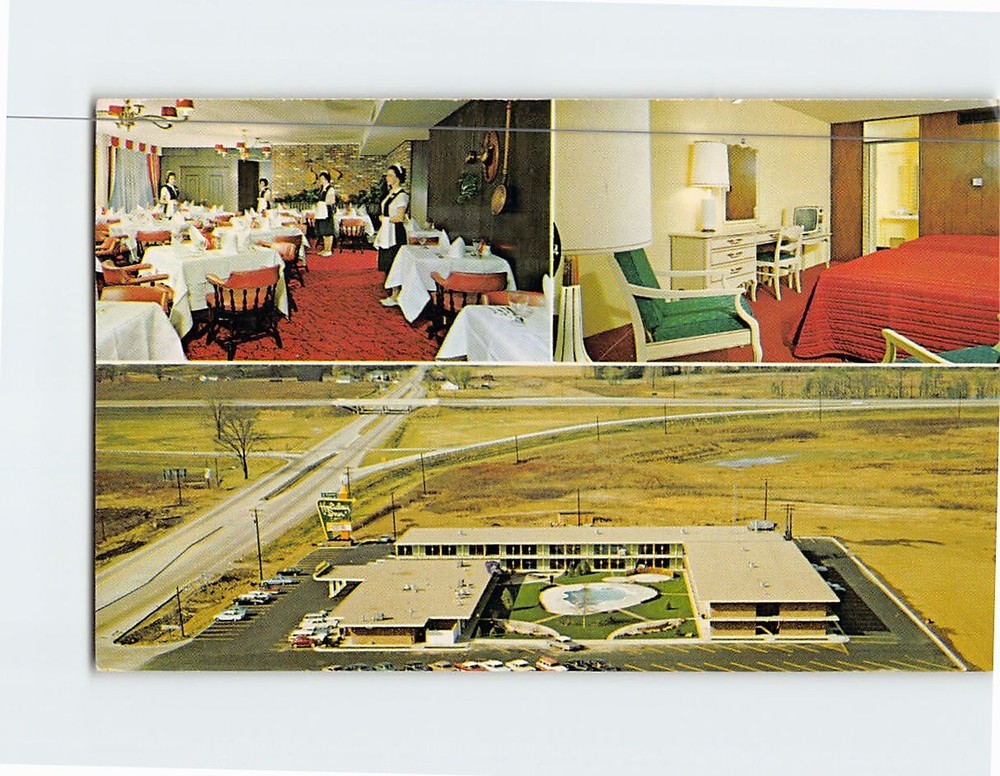 Postcard Holiday Inn Columbus Indiana USA