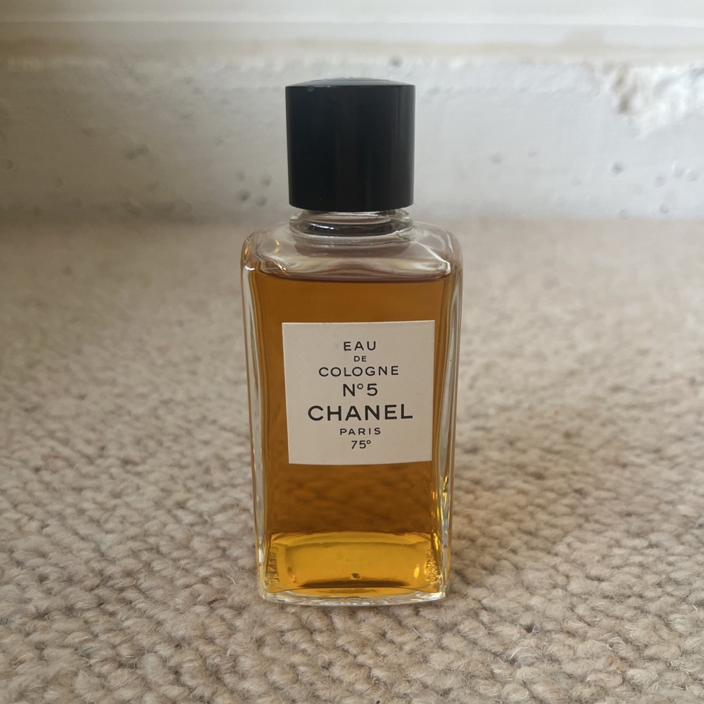 CHANEL No. 5 Eau De Cologne 4 oz Splash Bottle Vintage Paris Unopened