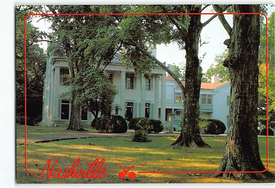 Postcard Belle Meade Mansion Nashville Tennessee USA