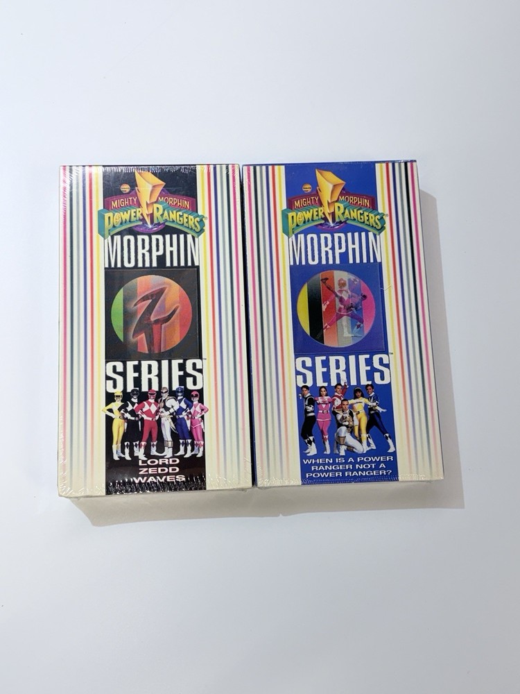 Bundle Of 2 Mighty Morphin Power Rangers - The Morphin Series VHS Movies Sealed