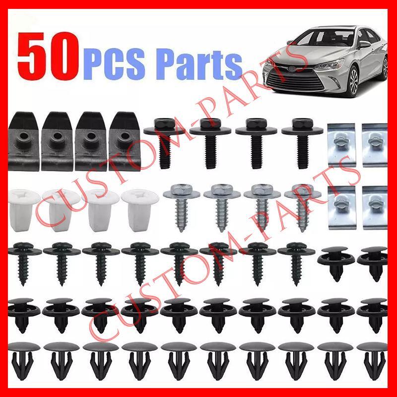 Body Bolts & U-nut Clips - M6 Engine Under Cover Splash Shield Guard for Toyota