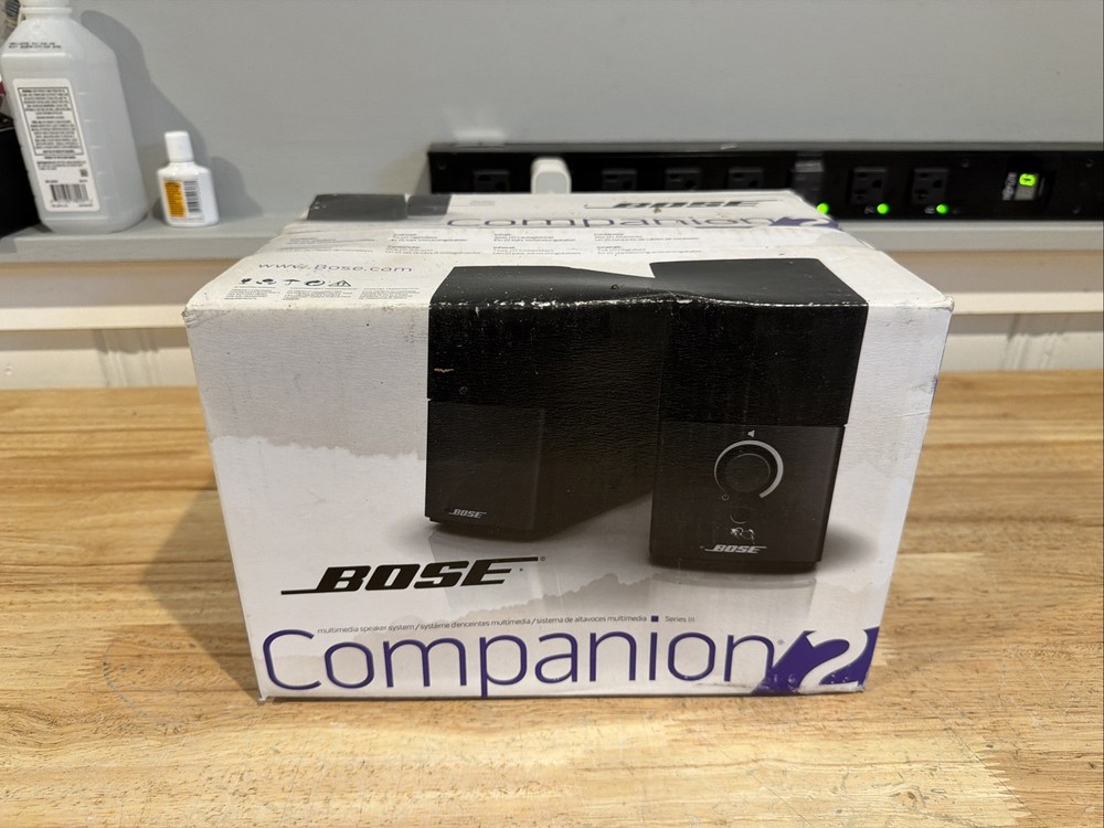 Bose Companion 2 Series III Multimedia Speaker System Black - New & Sealed