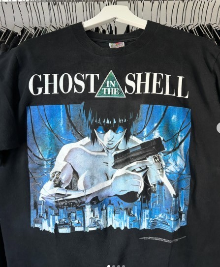 Vintage Ghost in the shell anime classic style unisex tshirt QT7454