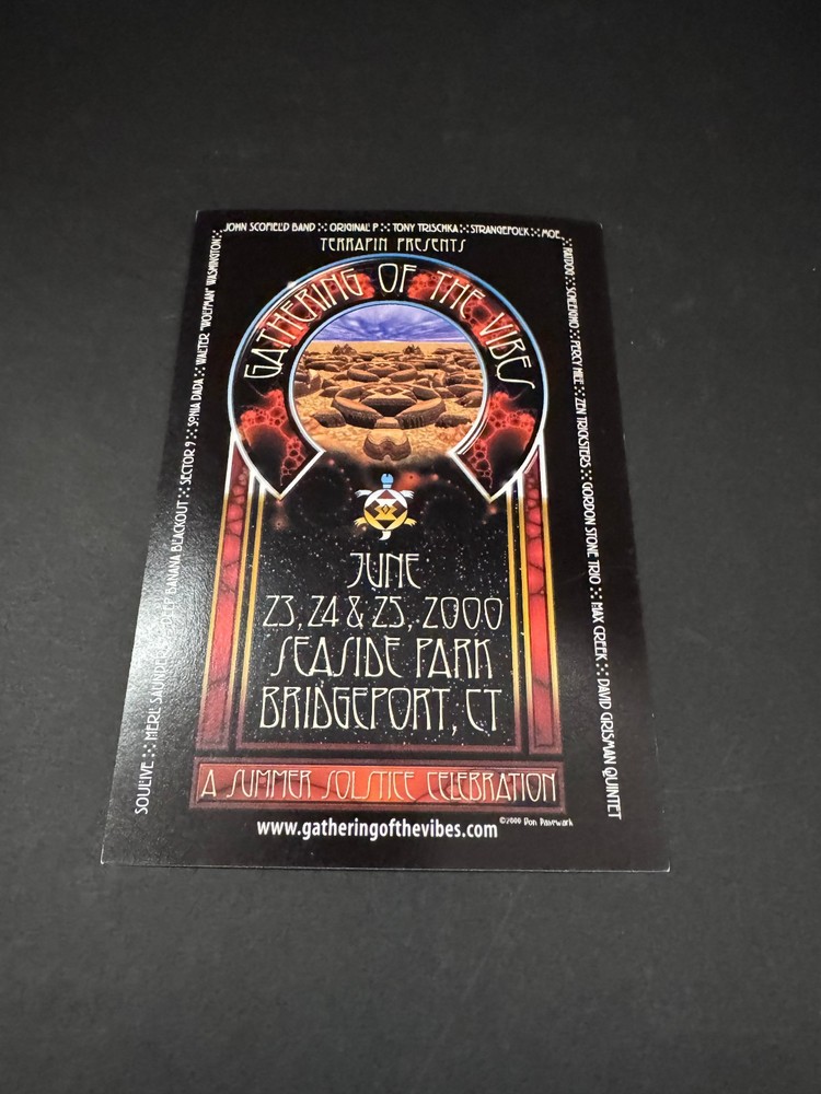 Gathering of the Vibes 2000 Festival Flyer / Handbill