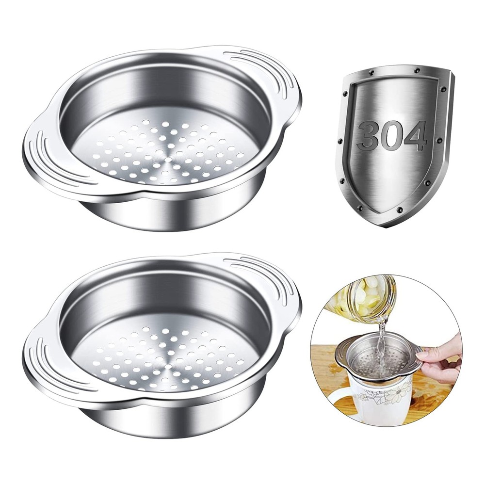 Filter Tuna Press Lid Tuna Can Strainer Oil Drainer Food Can Strainer 1pc