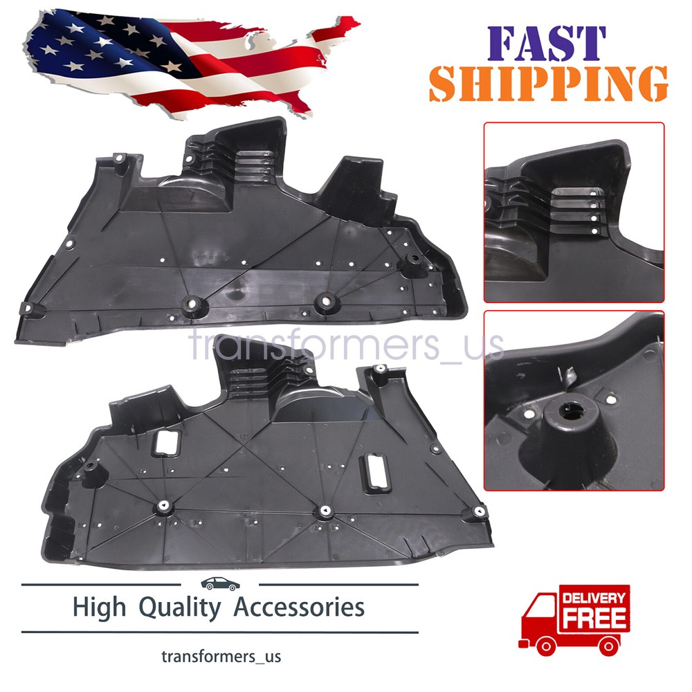 FOR 2018 2019-2024 TOYOTA CAMRY REAR LEFT RIGHT UNDER BODY SPLASH SHIELD COVER