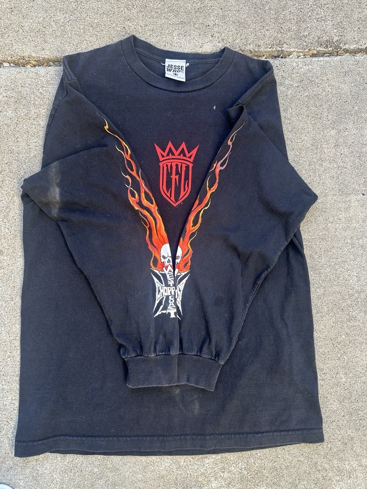 Rare CFL West Coast Choppers Long sleeve Tee