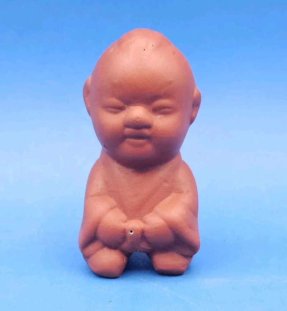 Terra Cotta Mini Oriental Shaman Figurine 3
