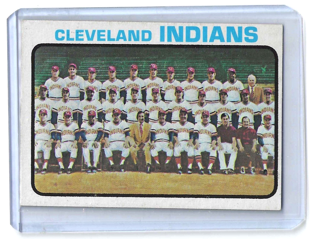 1973 Topps #629 Cleveland Indians Team Card High #