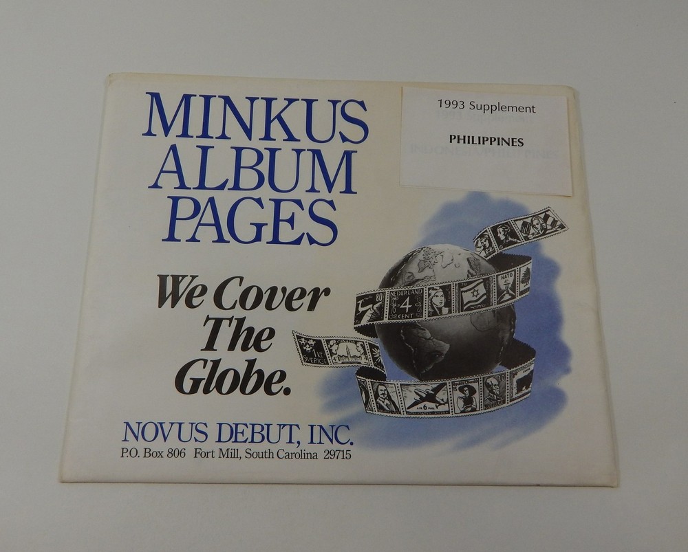 Minkus Philippines 1993 Supplement Stamp Album Pages