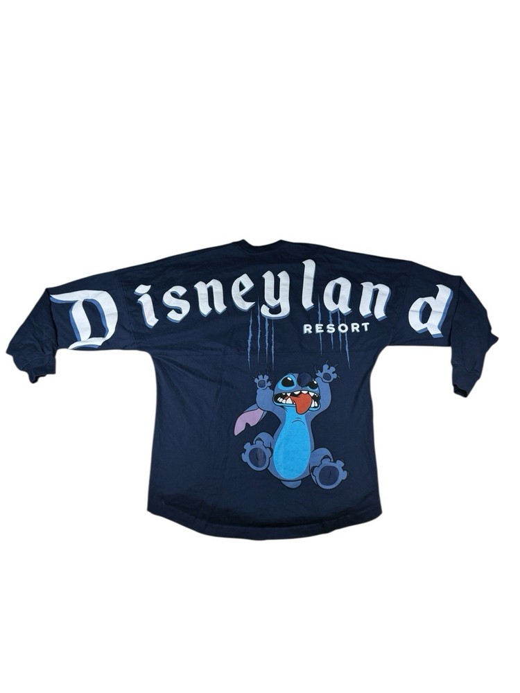 Disney Parks Spirit Jersey Size M Navy Stitch Graphic Disneyland Resort