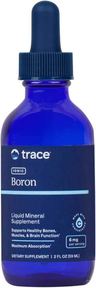 Ionic Boron - Brain & Bone Support Supplement - Liquid Supplement with Magnesium