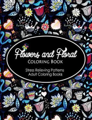 Flowers and Floral Coloring Book, Paperback by Martinez, Mary R., Like New Us...