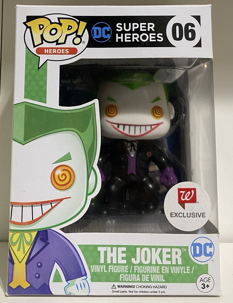 ⭐️Funko Pop! Vinyl: DC Comics - Black Suit Classic Joker #6 Walgreens Exclusive