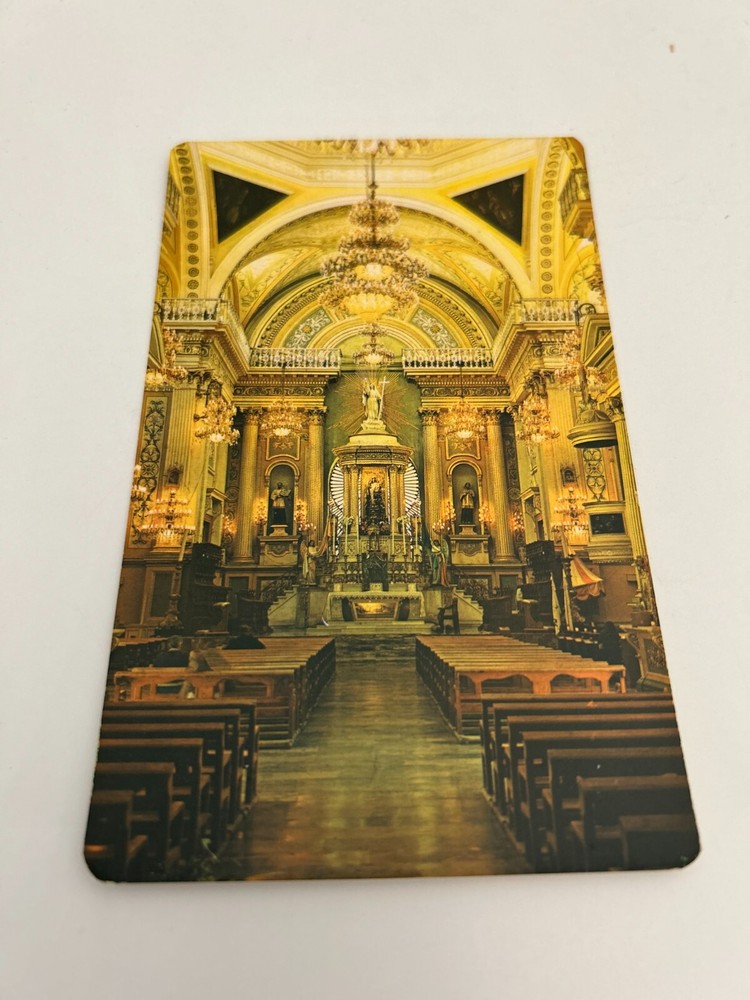 Interior de la Basilica Guanajuato Mexico Postcard