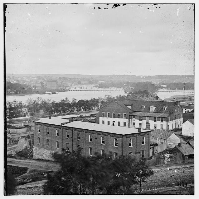 Photo:Richmond Virginia 1865 View River Cityscape Civil War Era