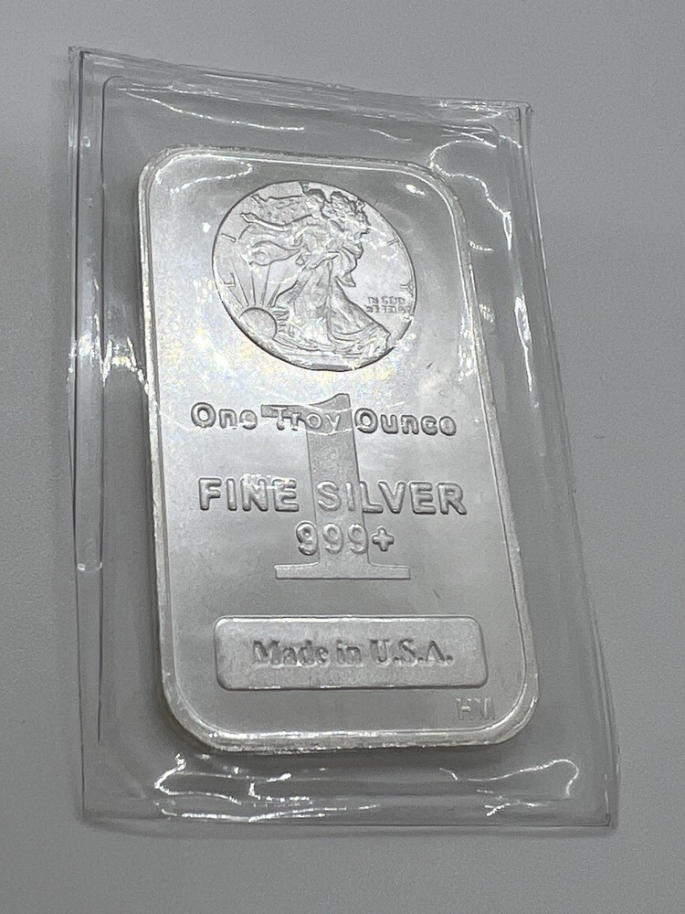 1 oz. Highland Mint Silver Bar - Walking Liberty Design .999+ Fine